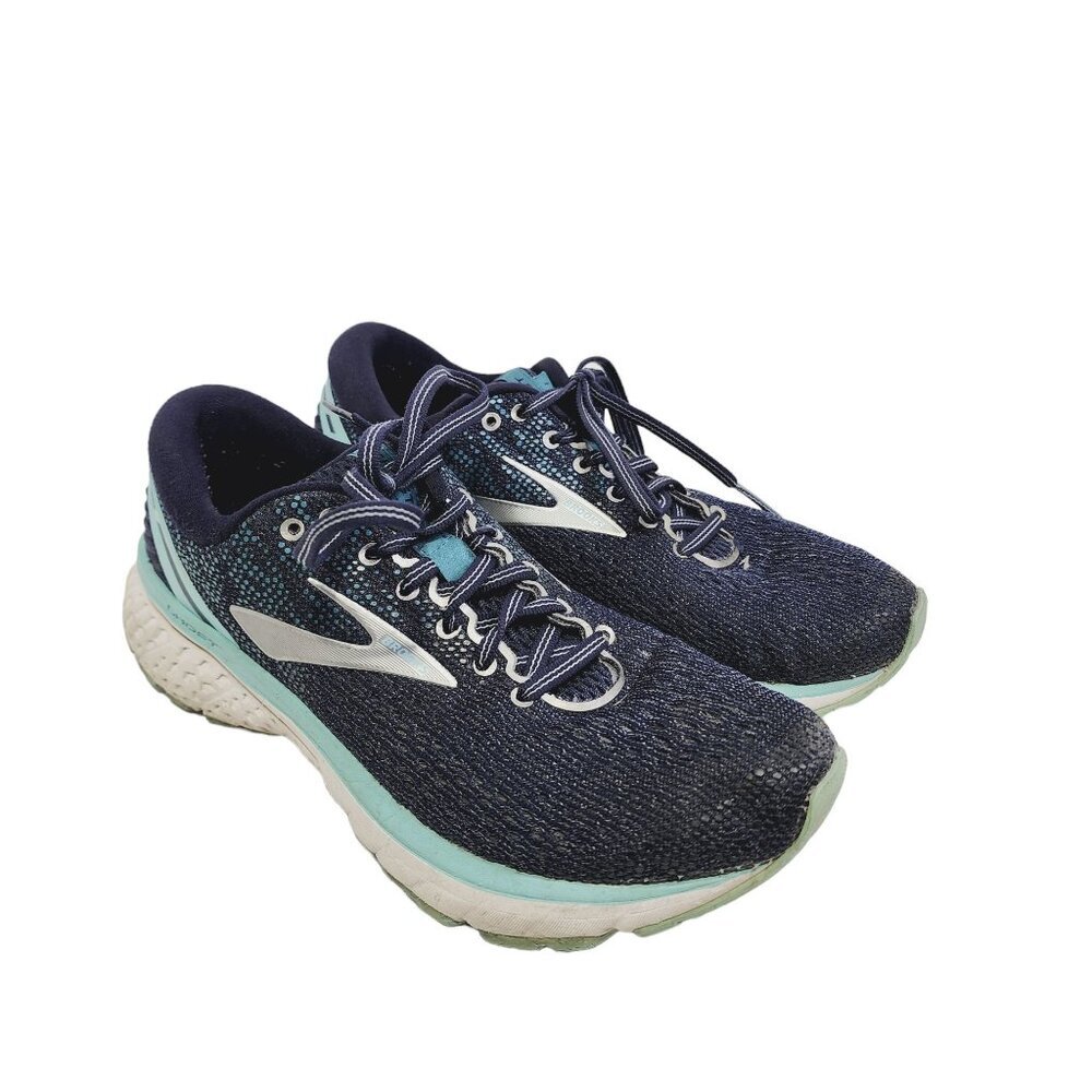 Brooks‎ Ghost 11 Running Shoes Womens Navy Grey Blue Size 8.5